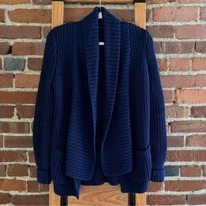 J. Crew Chunky Shawl Collar Cardigan
